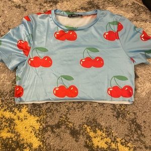 Cherry crop top